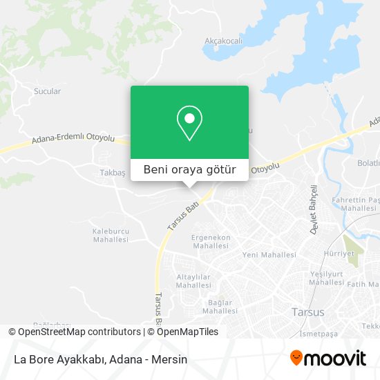 La Bore Ayakkabı harita