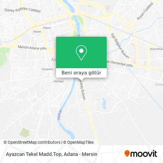 Ayazcan Tekel Madd.Top harita
