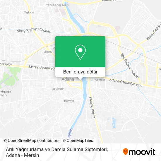 Arılı Yağmurlama ve Damla Sulama Sistemleri harita