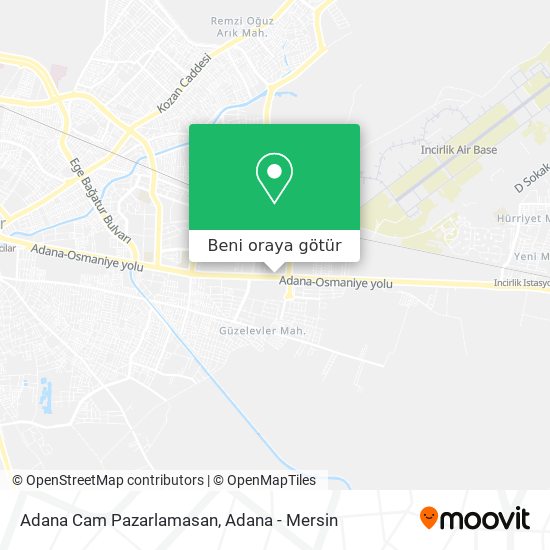 Adana Cam Pazarlamasan harita