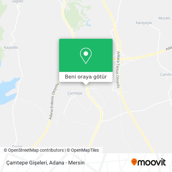 Çamtepe Gişeleri harita