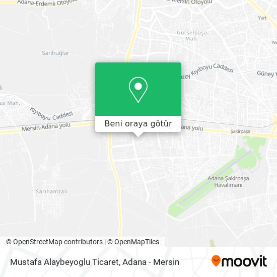 Mustafa Alaybeyoglu Ticaret harita