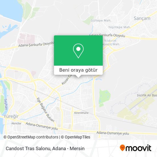 Candost Tras Salonu harita