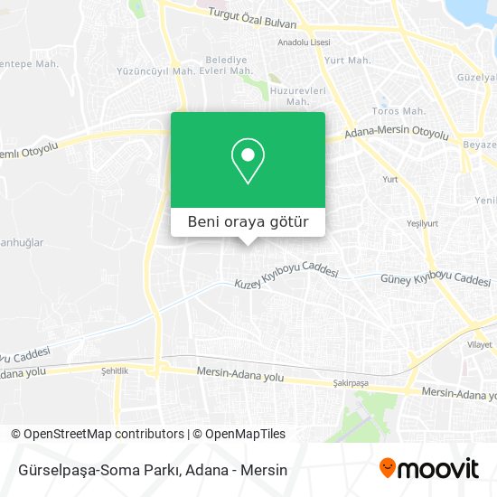 Gürselpaşa-Soma Parkı harita