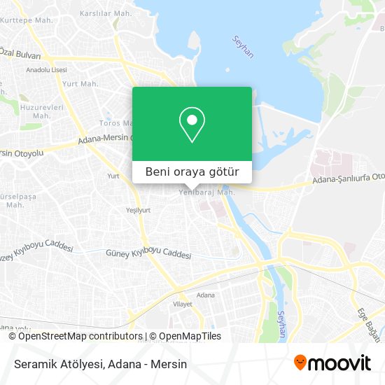 Seramik Atölyesi harita