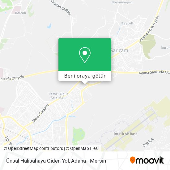 Ünsal Halisahaya Giden Yol harita
