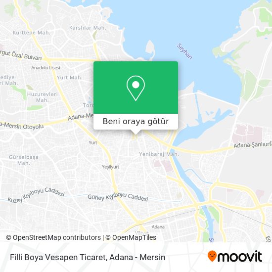 Filli Boya Vesapen Ticaret harita
