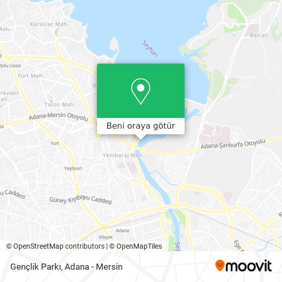 Gençlik Parkı harita