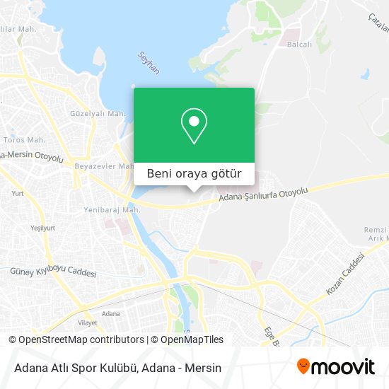 Adana Atlı Spor Kulübü harita