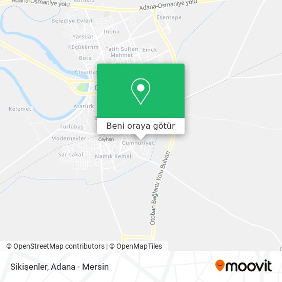 Sikişenler harita