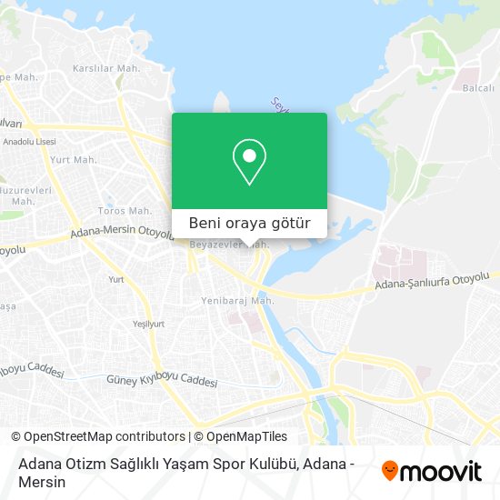 Adana Otizm Sağlıklı Yaşam Spor Kulübü harita