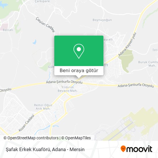 Şafak Erkek Kuaförü harita