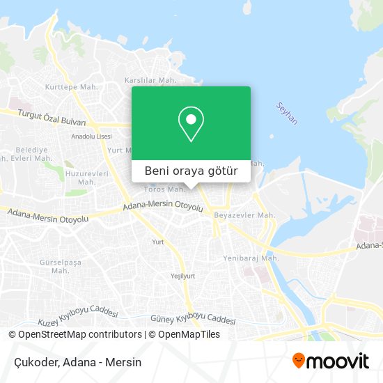 Çukoder harita