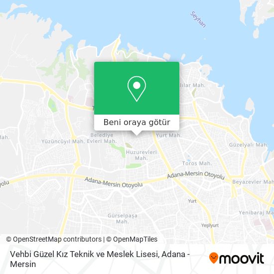 Vehbi Güzel Kız Teknik ve Meslek Lisesi harita