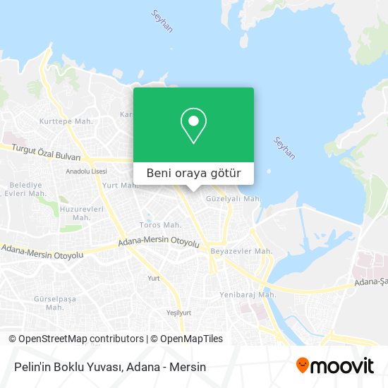 Pelin'in Boklu Yuvası harita