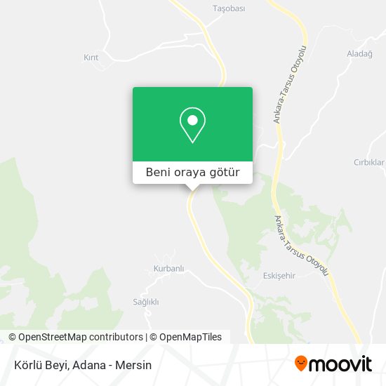 Körlü Beyi harita