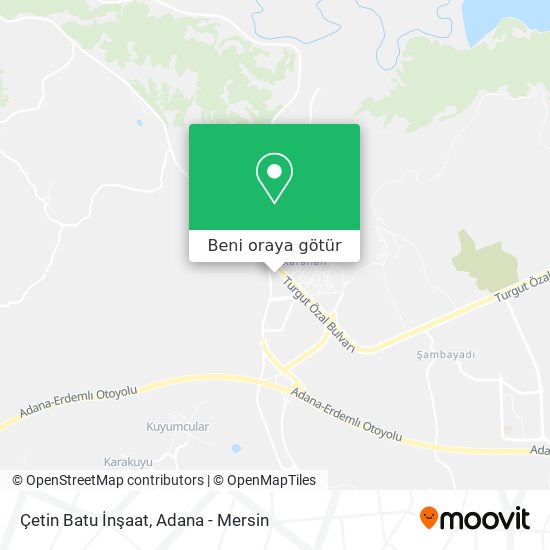 Çetin Batu İnşaat harita