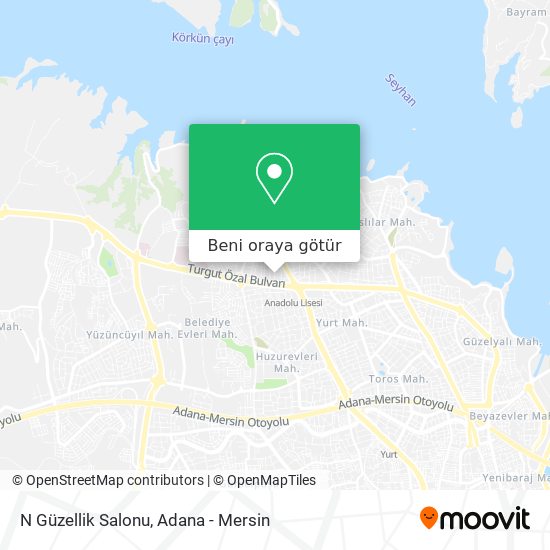 N Güzellik Salonu harita
