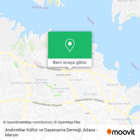Andırınlılar Kültür ve Dayanışma Derneği harita