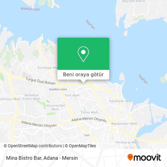 Mina Bistro Bar harita