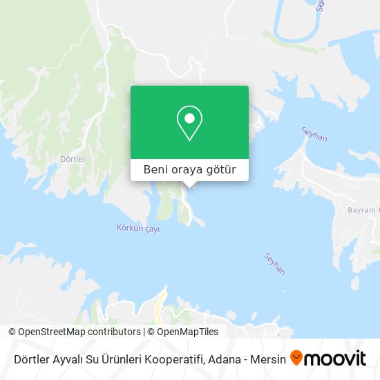 Dörtler Ayvalı Su Ürünleri Kooperatifi harita