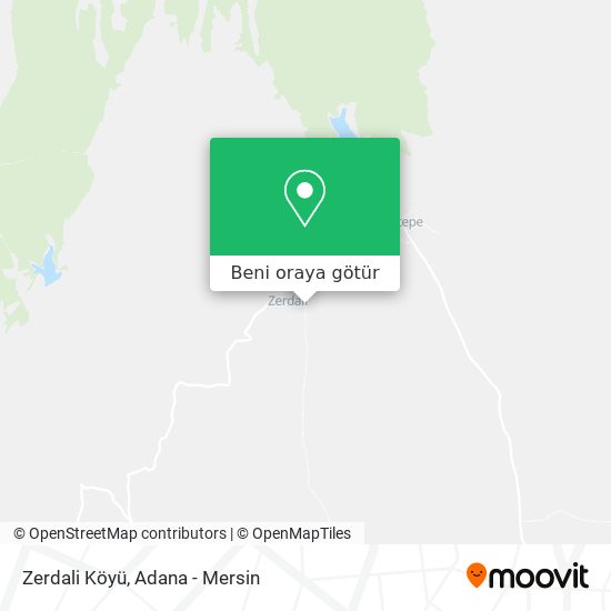 Zerdali Köyü harita