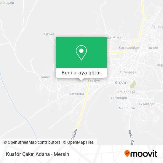 Kuaför Çakır harita