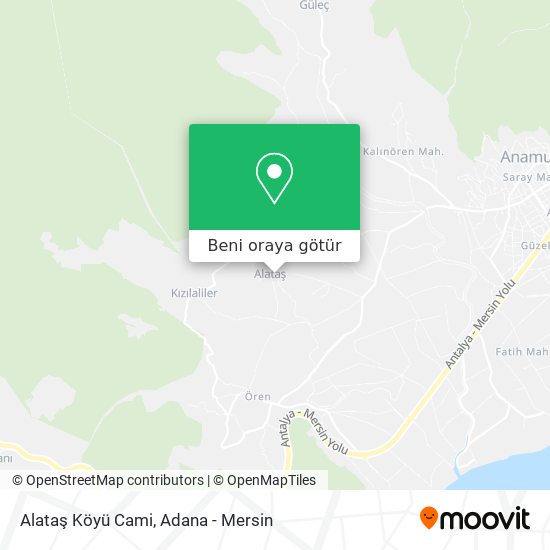 Alataş Köyü Cami harita