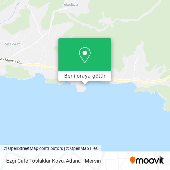 Ezgi Cafe Toslaklar Koyu harita