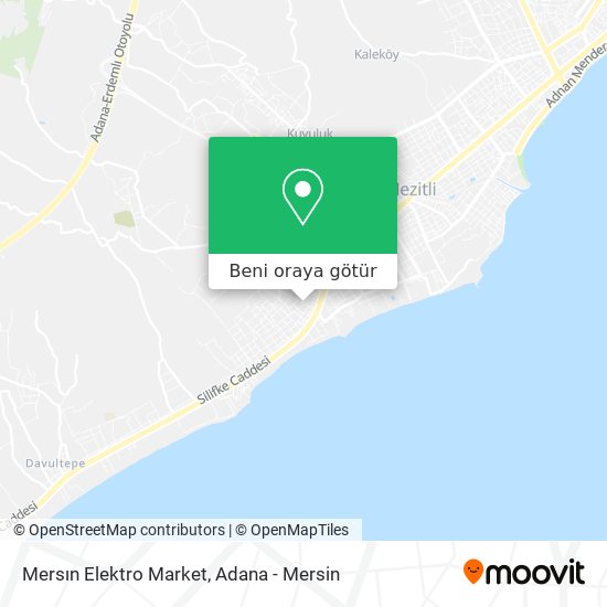 Mersın Elektro Market harita