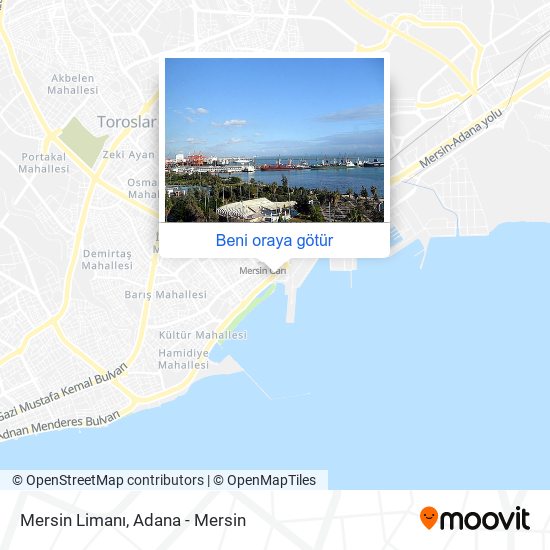 Mersin Limanı harita