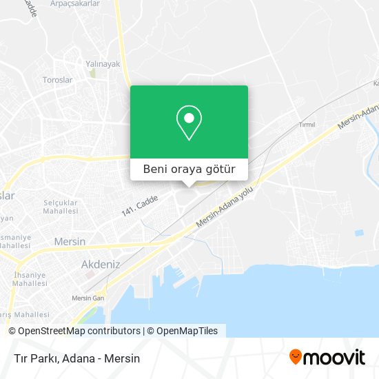 Tır Parkı harita