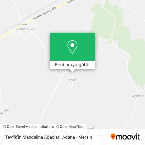 Tevfik'in Mandalina Ağaçlari harita