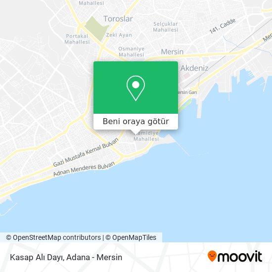 Kasap Alı Dayı harita