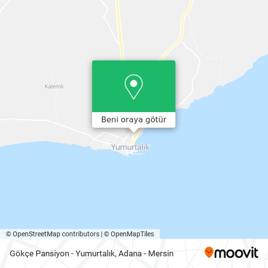 Gökçe Pansiyon - Yumurtalık harita