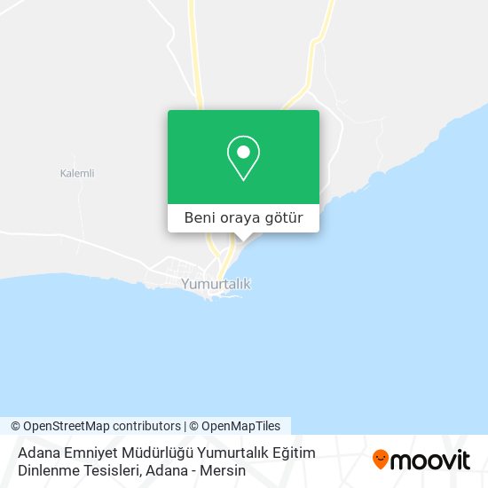 Adana Emniyet Müdürlüğü Yumurtalık Eğitim Dinlenme Tesisleri harita