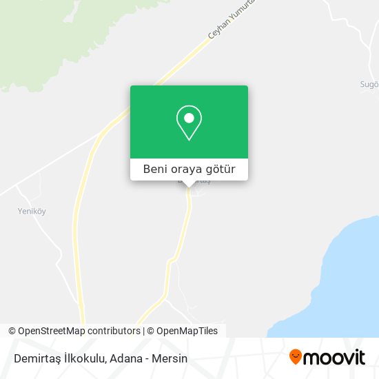 Demirtaş İlkokulu harita