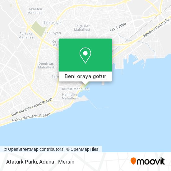 Atatürk Parkı harita