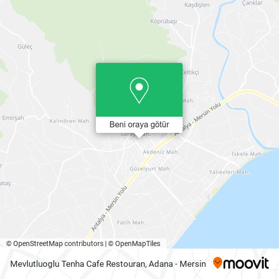 Mevlutluoglu Tenha Cafe Restouran harita