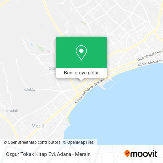Ozgur Tokak Kitap Evi harita