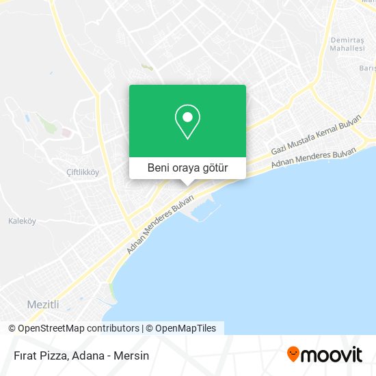 Fırat Pizza harita