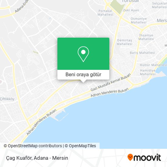 Çag Kuaför harita