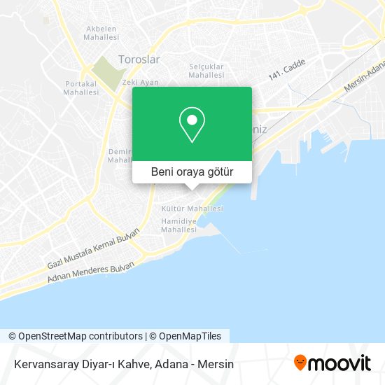 Kervansaray Diyar-ı Kahve harita