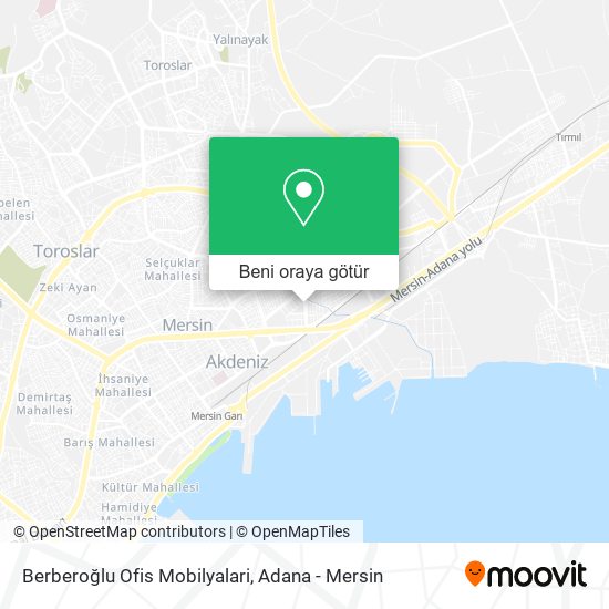 Berberoğlu Ofis Mobilyalari harita