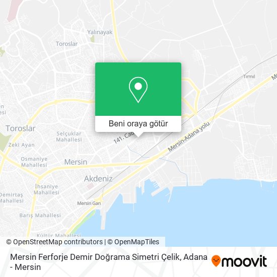 Mersin Ferforje Demir Doğrama Simetri Çelik harita