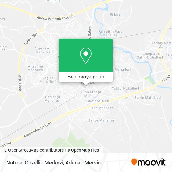 Naturel Guzellik Merkezi harita