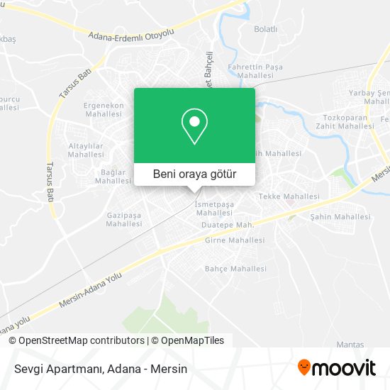 Sevgi Apartmanı harita