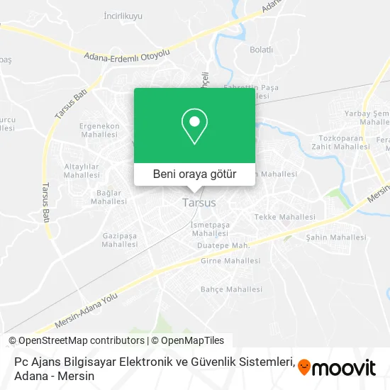 Pc Ajans Bilgisayar Elektronik ve Güvenlik Sistemleri harita