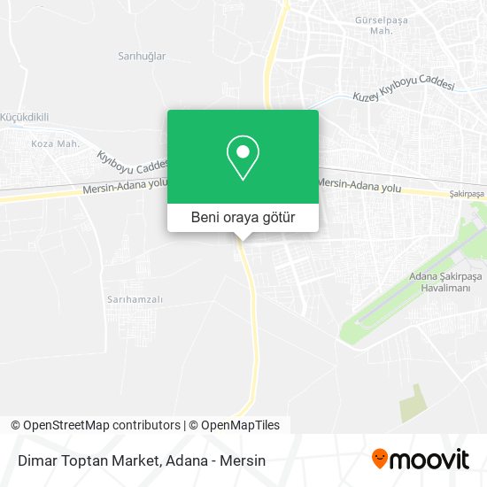 Dimar Toptan Market harita