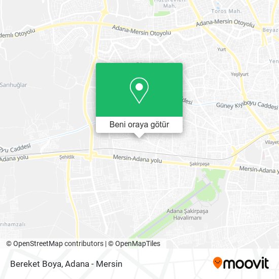 Bereket Boya harita